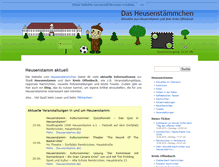 Tablet Screenshot of heusenstaemmchen.de